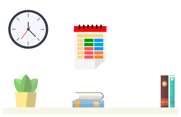 Student using planner