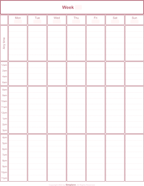 Weekly Compass Planner